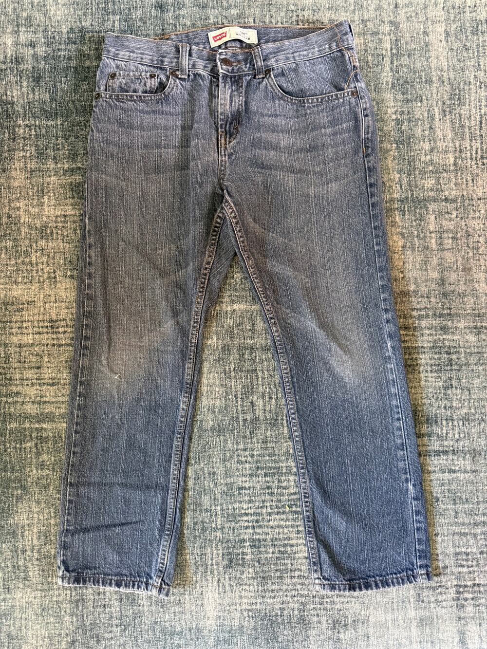 Levi's 505 Regular Boys Jeans Size 10 Husky 30x26 or WOMEN'S CROPPED